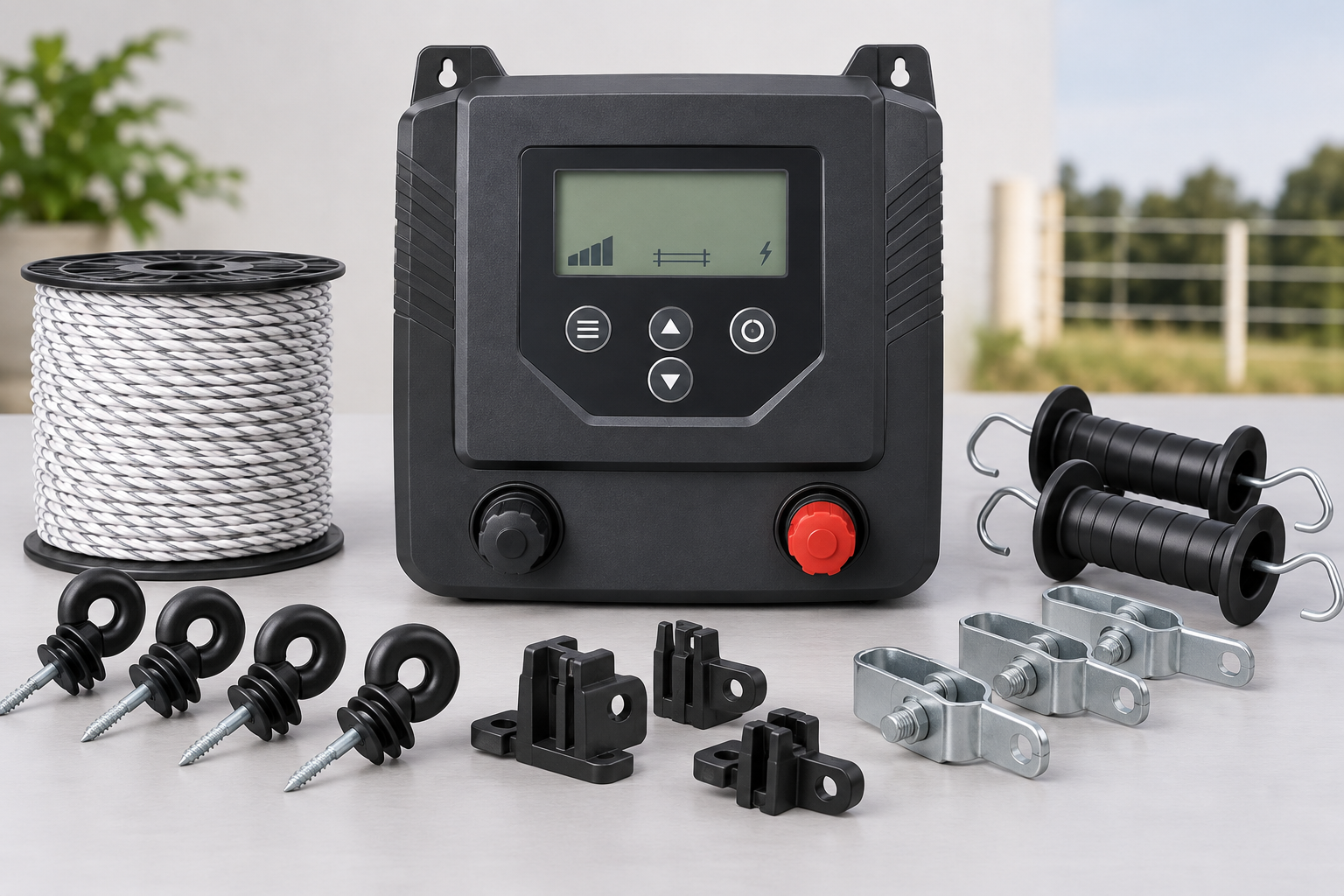 Fence energizer and related accessories